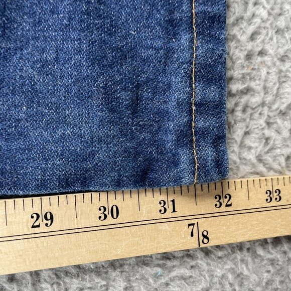 VTG Wrangler Jeans Mens 29x32 Cowboy Cut Slim Dark Wash Denim 936PWD - Picture 5 of 8